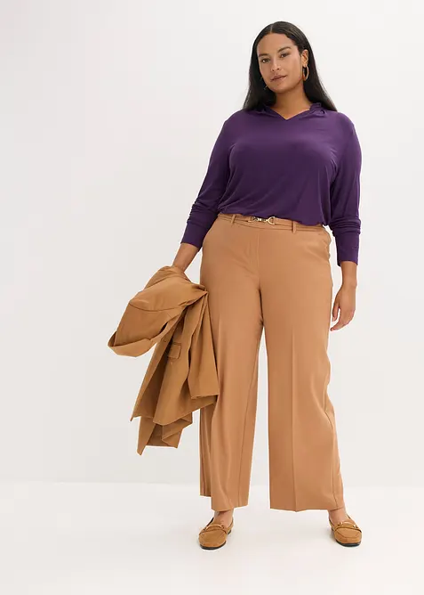 Topp med st&aring;krage, bonprix