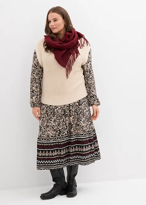 Stickad slipover, bonprix