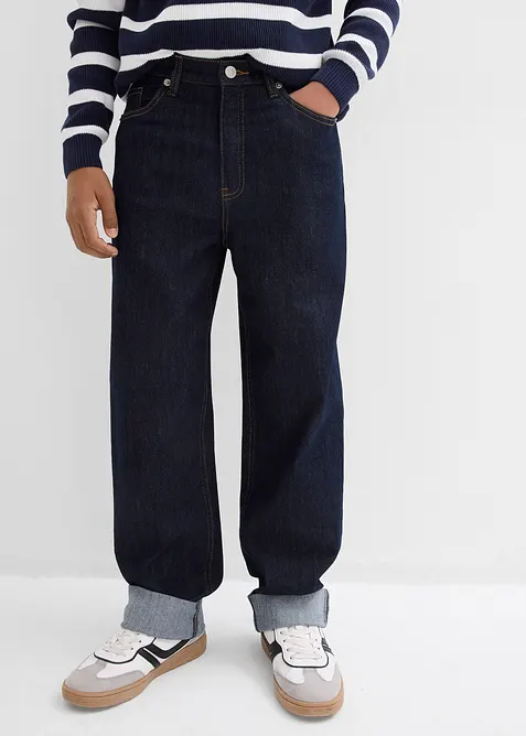 Loose Fit jeans med reglerbar linning, Straight, bonprix