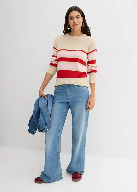 Finstickad tröja, bonprix