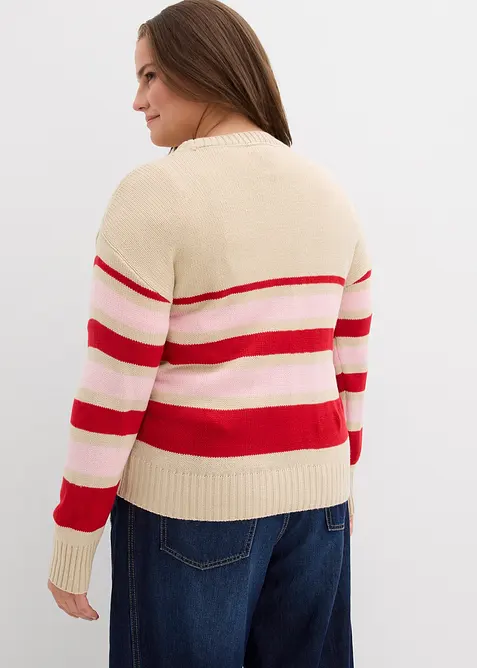 Finstickad tröja, bonprix