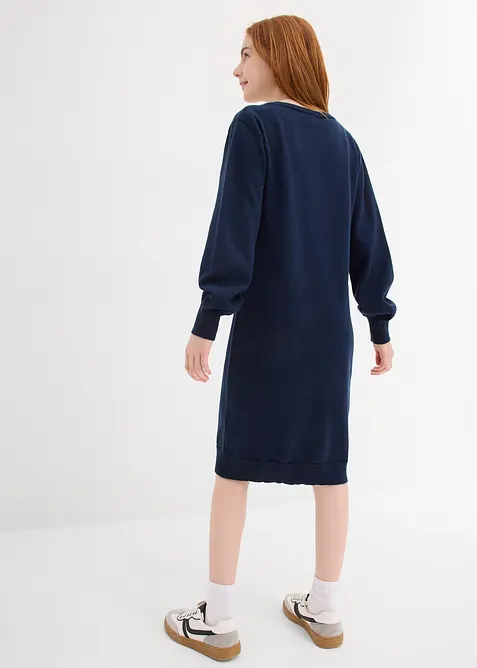 Stickad klänning, bonprix