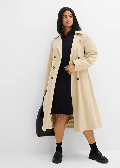 Trenchcoat i oversizemodell, bonprix