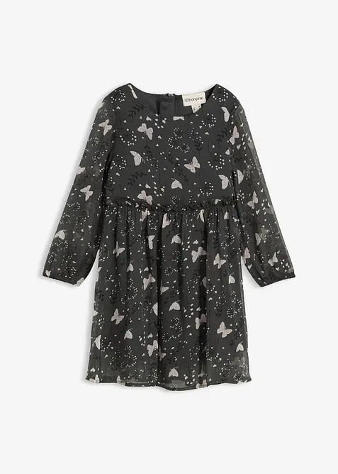 Utställd chiffongklänning för barn, bonprix