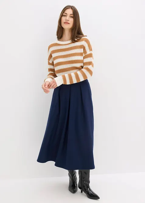 Veckad kjol, bonprix