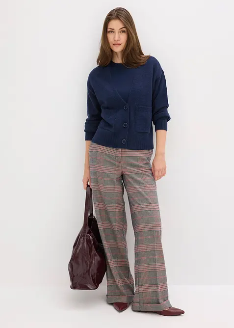 Stickad oversizekofta, bonprix