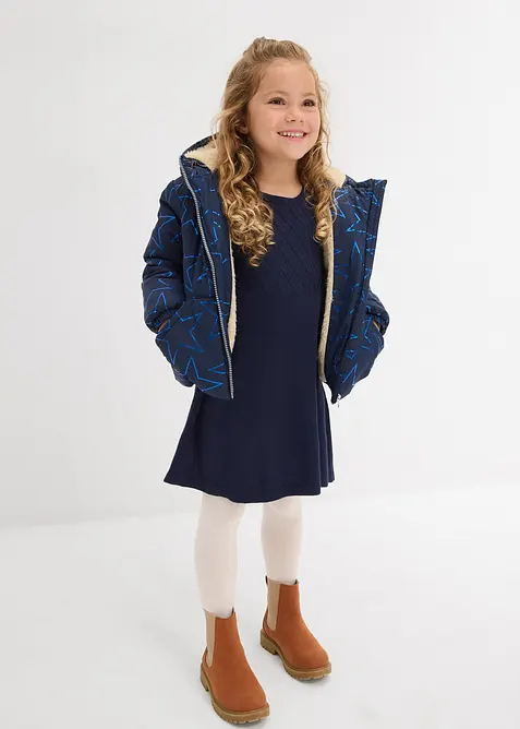 Stickad klänning, bonprix