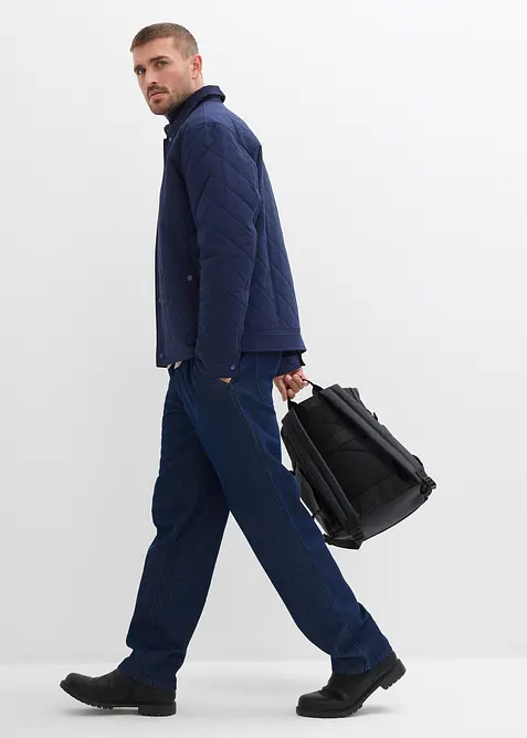 Quiltad jacka med manchesterkrage, bonprix