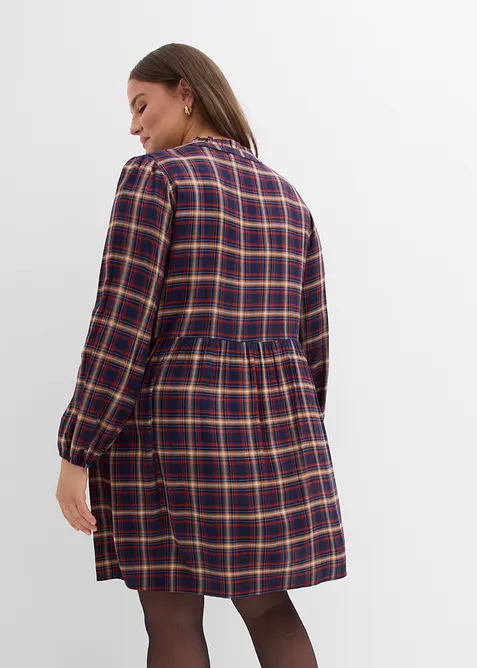 Miniklänning av mjuk viskos, bonprix