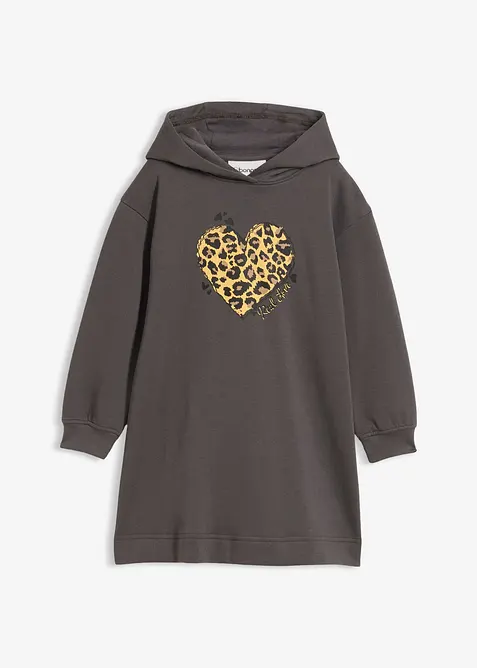 Jerseyklänning i ren ekologisk bomull för barn, bonprix