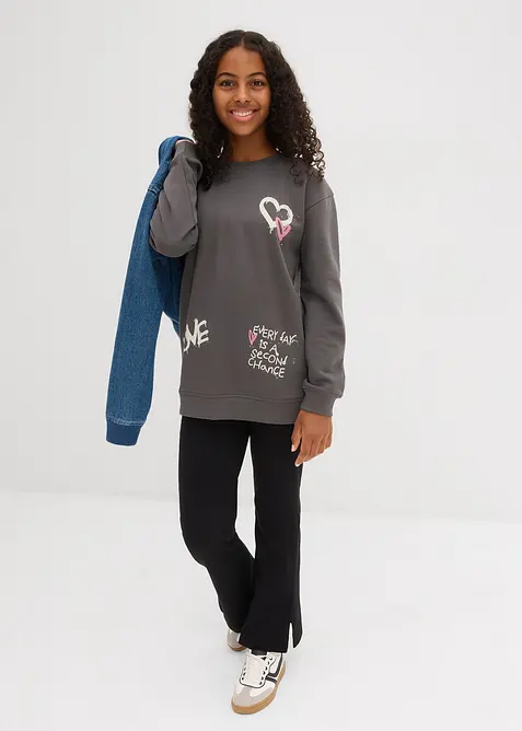 Sweatshirt av ekologisk bomull, bonprix