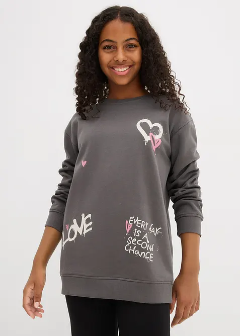 Sweatshirt av ekologisk bomull, bonprix