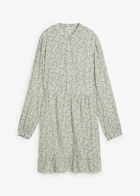 Miniklänning i följsam viskos, bonprix