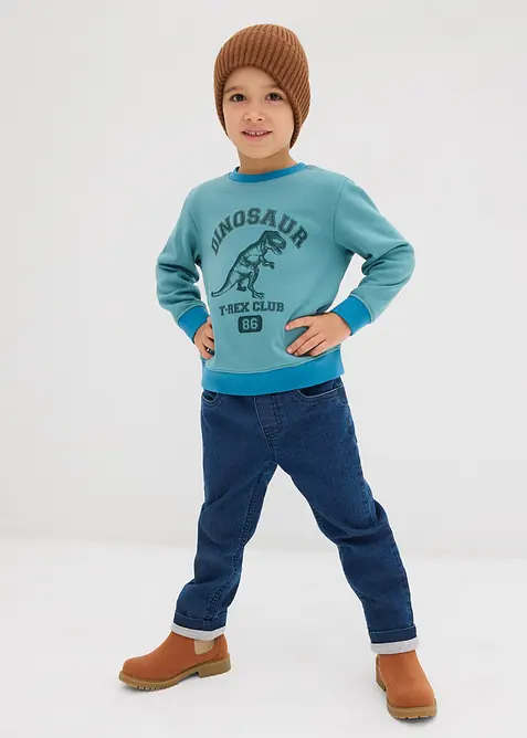 Sweatshirt av mjuk bomullsmix, bonprix