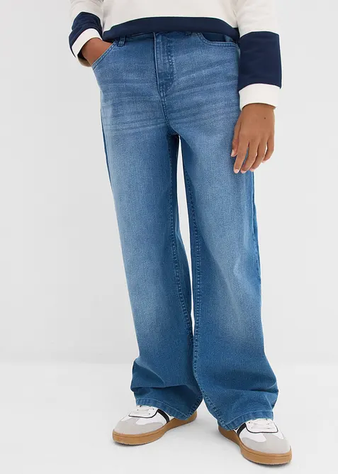 Loose Fit jeans med reglerbar linning, Straight, bonprix