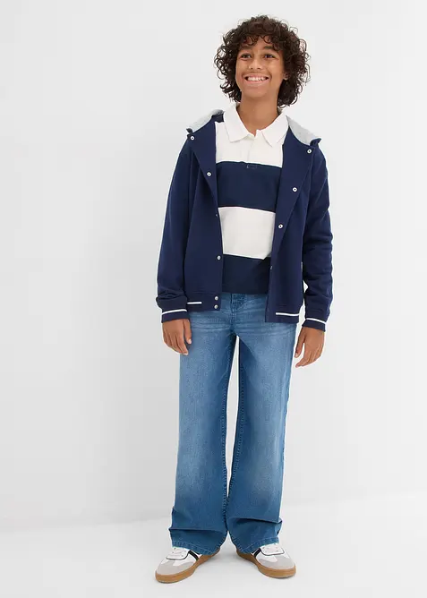 Loose Fit jeans med reglerbar linning, Straight, bonprix