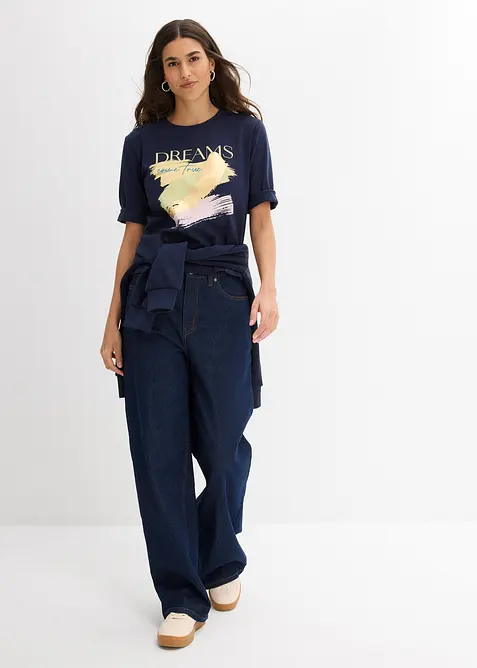 T-shirt i ren ekologisk bomull, bonprix