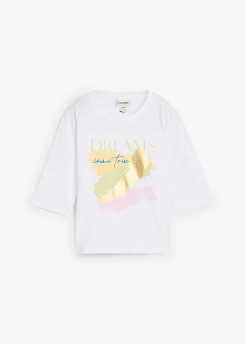 T-shirt i ren ekologisk bomull, bonprix