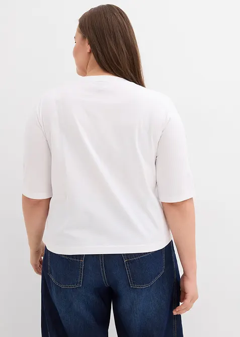 T-shirt i ren ekologisk bomull, bonprix