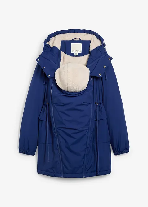 Mammajacka med mysigt foder och bebisficka, bonprix