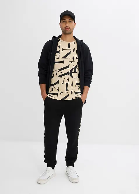 T-shirt i tjockt material av ekologisk bomull, bonprix