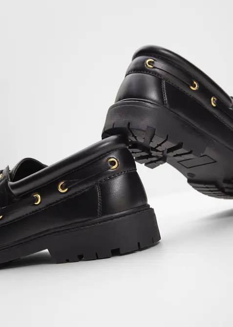 Loafers med snörning, bonprix