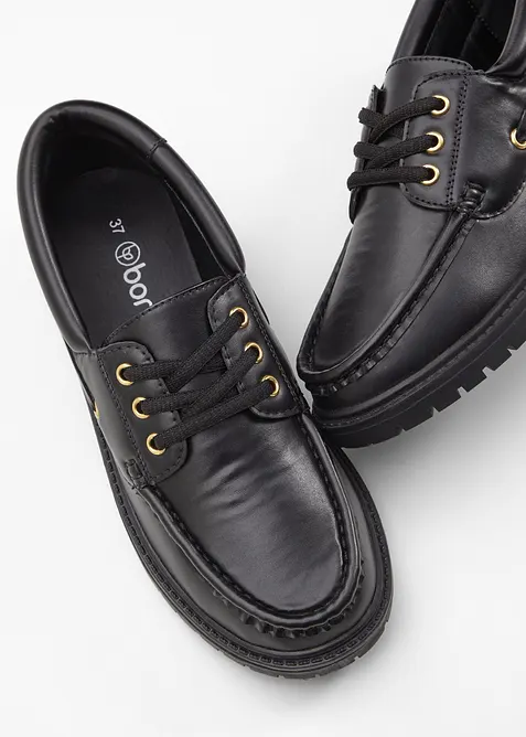 Loafers med snörning, bonprix