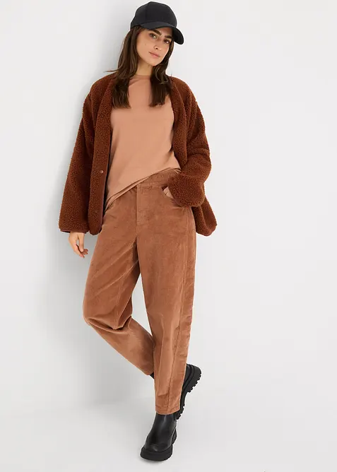 L&aring;ng&auml;rmad topp med ren ekologisk bomull (2-pack), bonprix