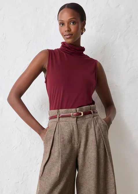 Smalt läderskärp, bonprix