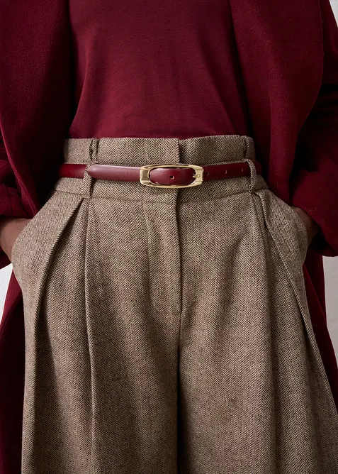 Smalt läderskärp, bonprix