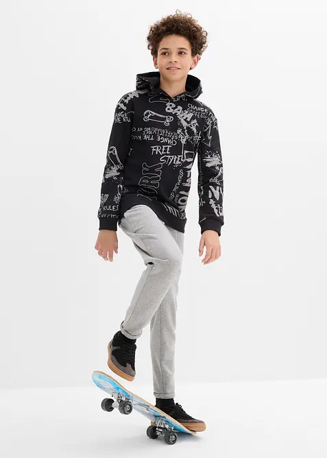 Luvtröja av mjuk bomullsmix, bonprix