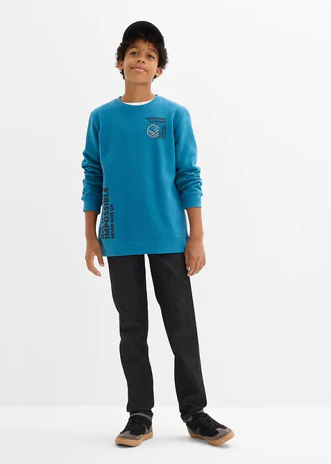 Sweatshirt av mjuk bomullsmix, bonprix