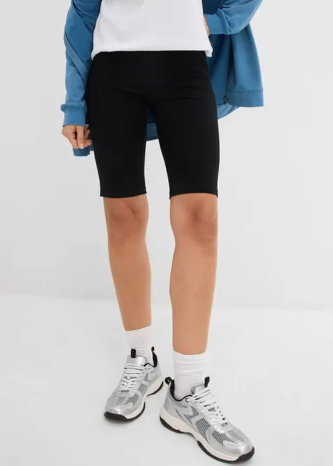Lång cykelbyxa (2-pack), bonprix