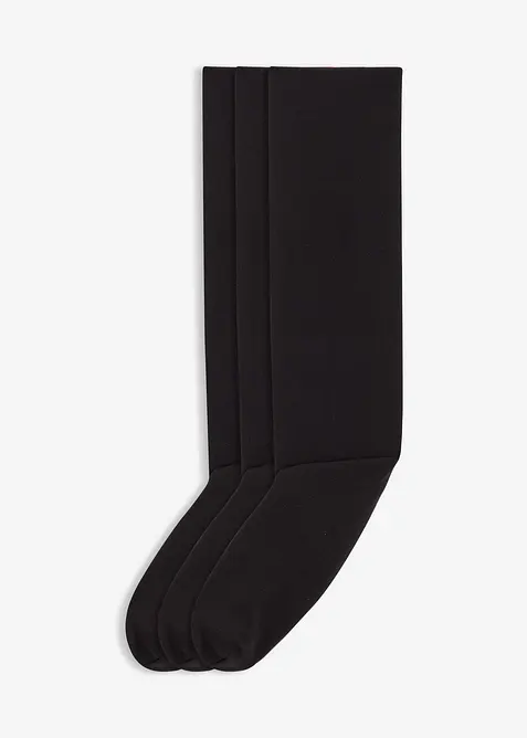 Termoknästrumpor med fleecefoder (120 den) (3-pack), bonprix