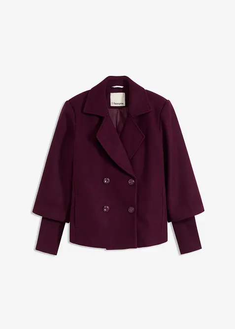 Skepparjacka med stickade &auml;rmar, bonprix