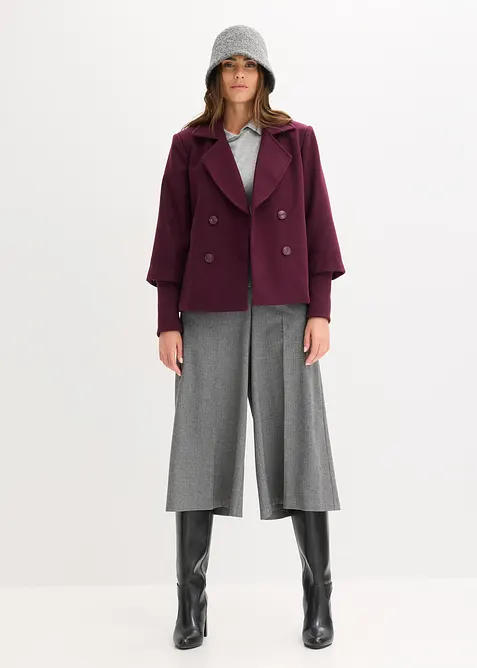 Skepparjacka med stickade &auml;rmar, bonprix