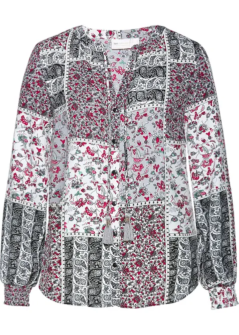 M&ouml;nstrad blus, bonprix