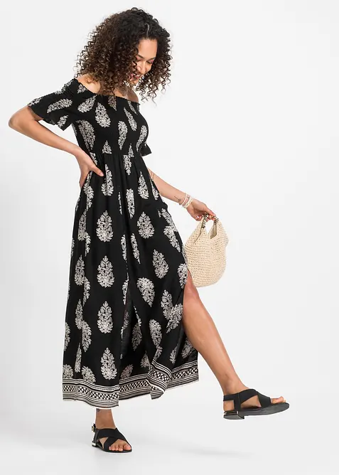 Singoallaklänning av mjuk viskos, bonprix