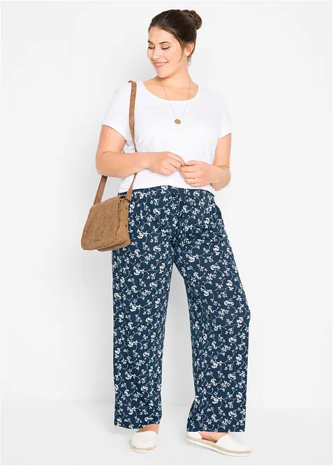 Palazzobyxa av viskosmix, bonprix