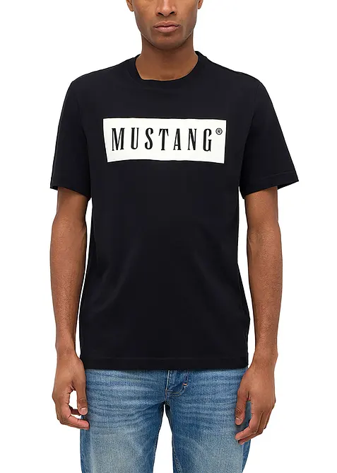 T-shirt från Mustang Austin av ren bomull, Mustang Jeans