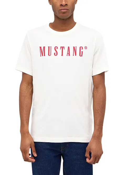 Austin T-shirt i ren bomull från Mustang, Mustang Jeans