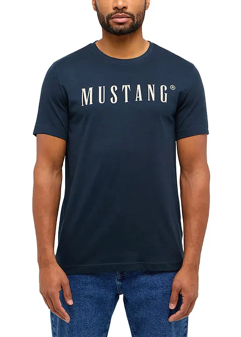 T-shirt från Mustang Austin av ren bomull, Mustang Jeans