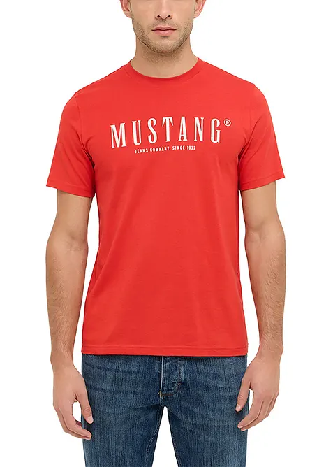 T-shirt från Mustang Austin av ren bomull, Mustang Jeans