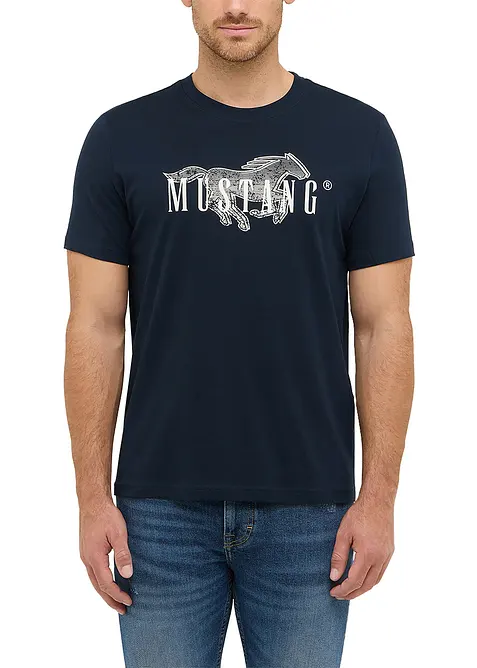 T-shirt från Mustang Austin av ren bomull, Mustang Jeans
