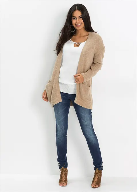 Blus av ren viskos, bonprix