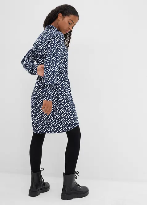 Skjortklänning av viskos med mjukt fall, bonprix