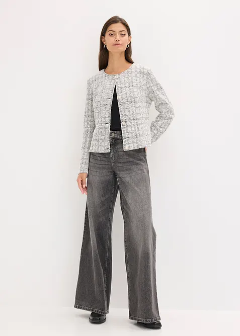 Bouclékofta av bomull, bonprix