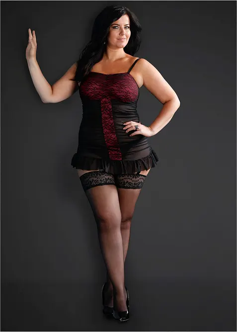 Stay-ups med spets (20 den), bonprix