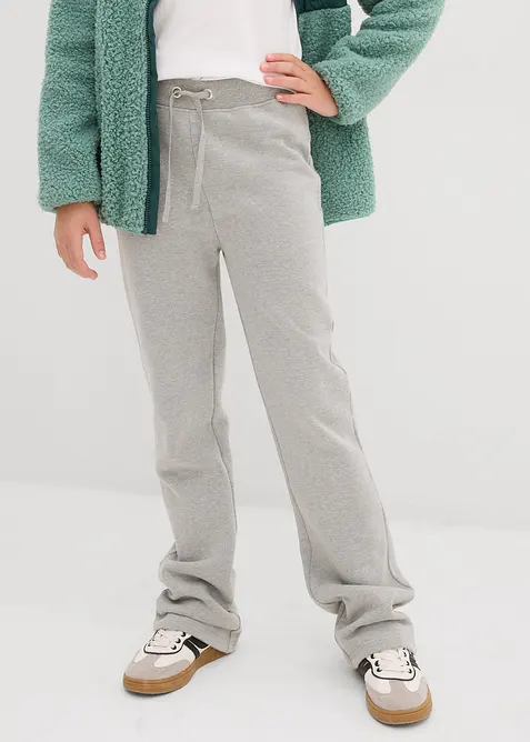 Joggingbyxa med ekologisk bomull för barn (2-pack), bonprix