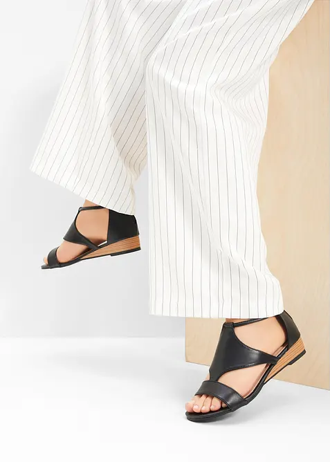 Sandalett med kilklack, bonprix